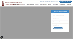 Desktop Screenshot of preferreddentalcenter.com